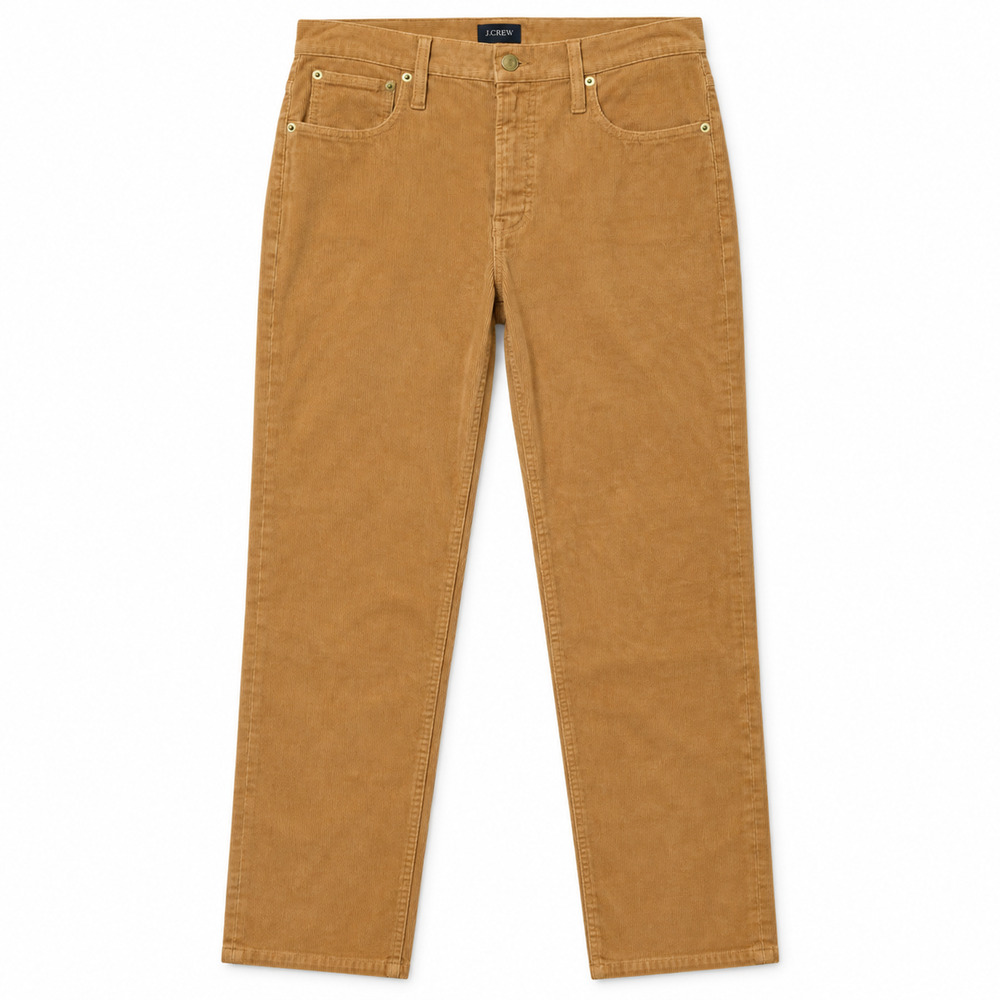 J Crew Corduroy Pants Womens Size 30 Brown Straight Leg Stretch Academia Preppy